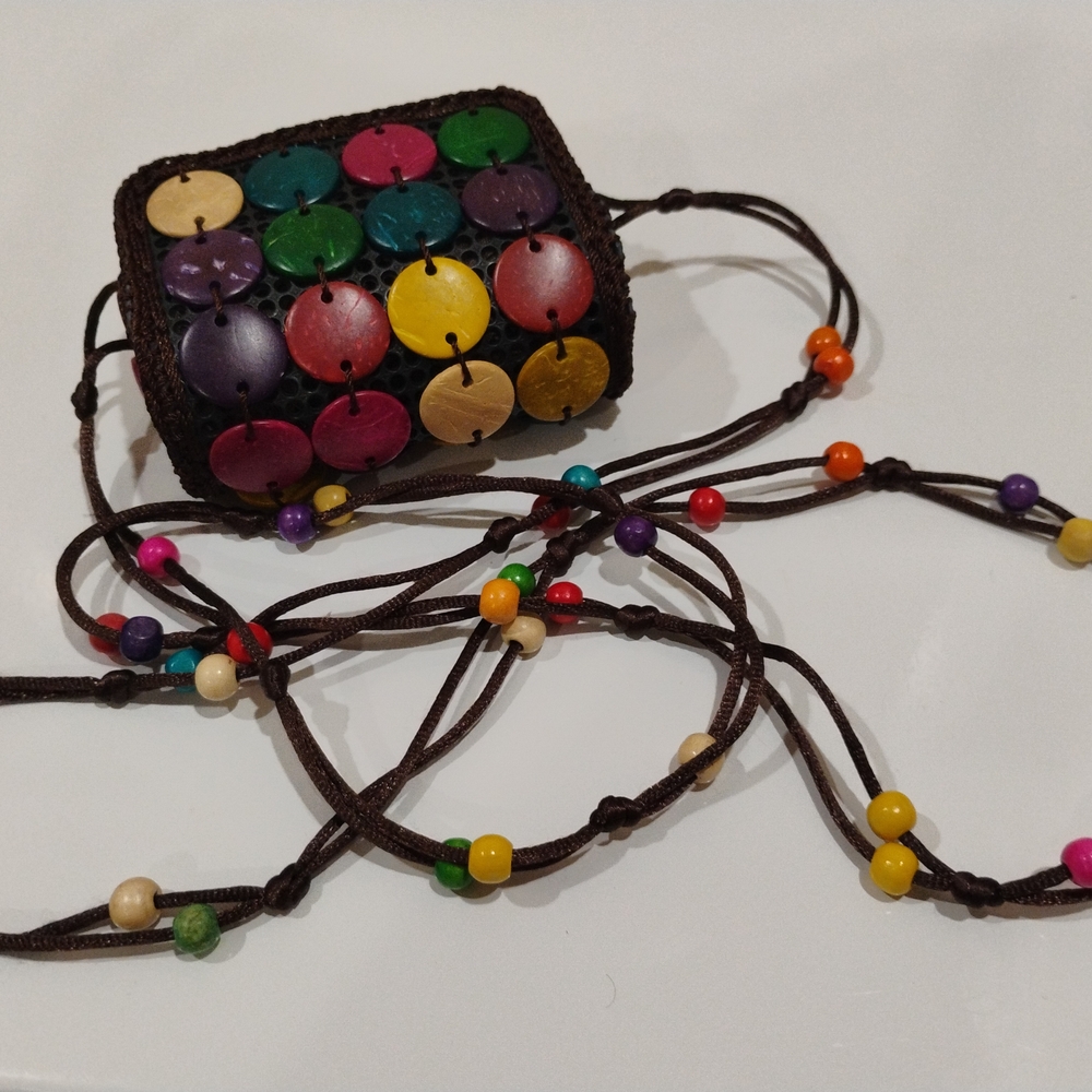 Colorful Beaded Women's Bag